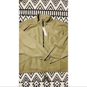 Fear of God ESSENTIALS Half Zip Track Jacket - HARVEST